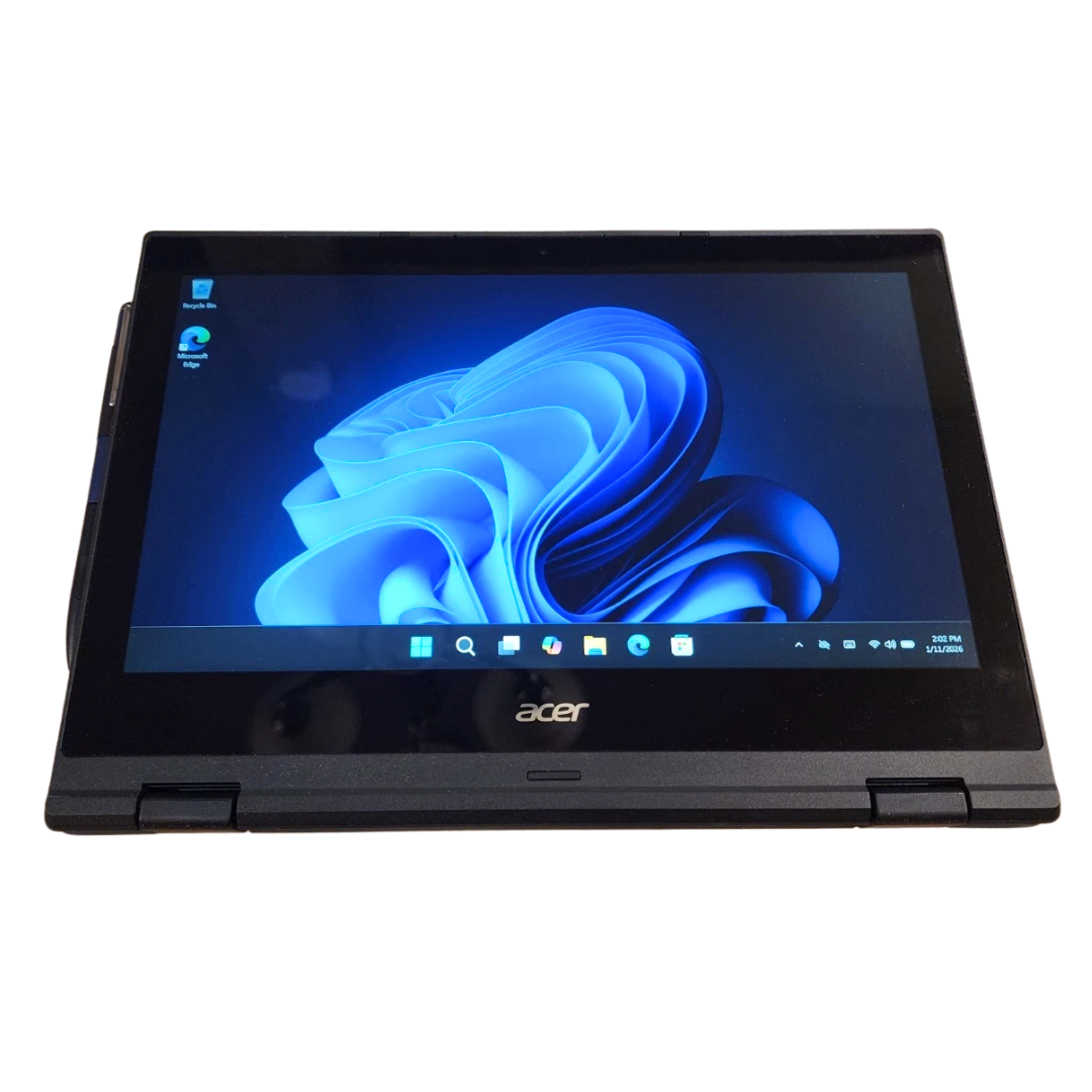 Acer TravelMate Spin 12" (Seminueva) | Pantalla Táctil 360° | Intel Celeron - 4GB RAM - 64GB SSD