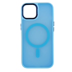 Funda Protectora Ultra-Slim Color celeste Translúcido con Carga Magnética Integrada – Compatible con iPhone